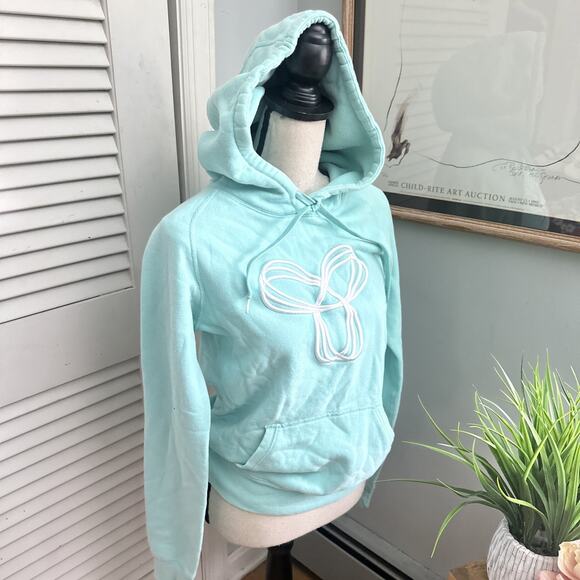 TNA Artitzia Hoodie Womens Small Blue Pullover Baltic Athleisure Spiro Logo - Picture 3 of 8